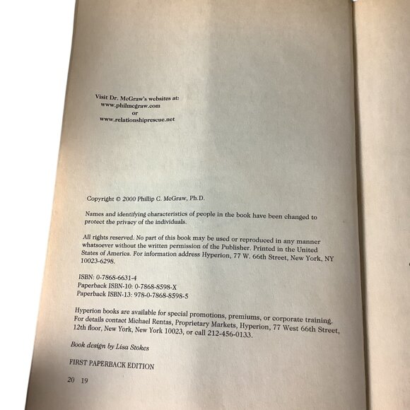 Relationship Rescue By Phillip C. Mcgraw Ph.D. Paperback 2000 - Picture 4 of 16